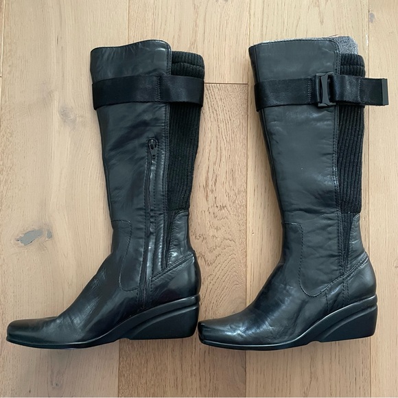 NWT Nine West leather moto boots - Picture 3 of 10